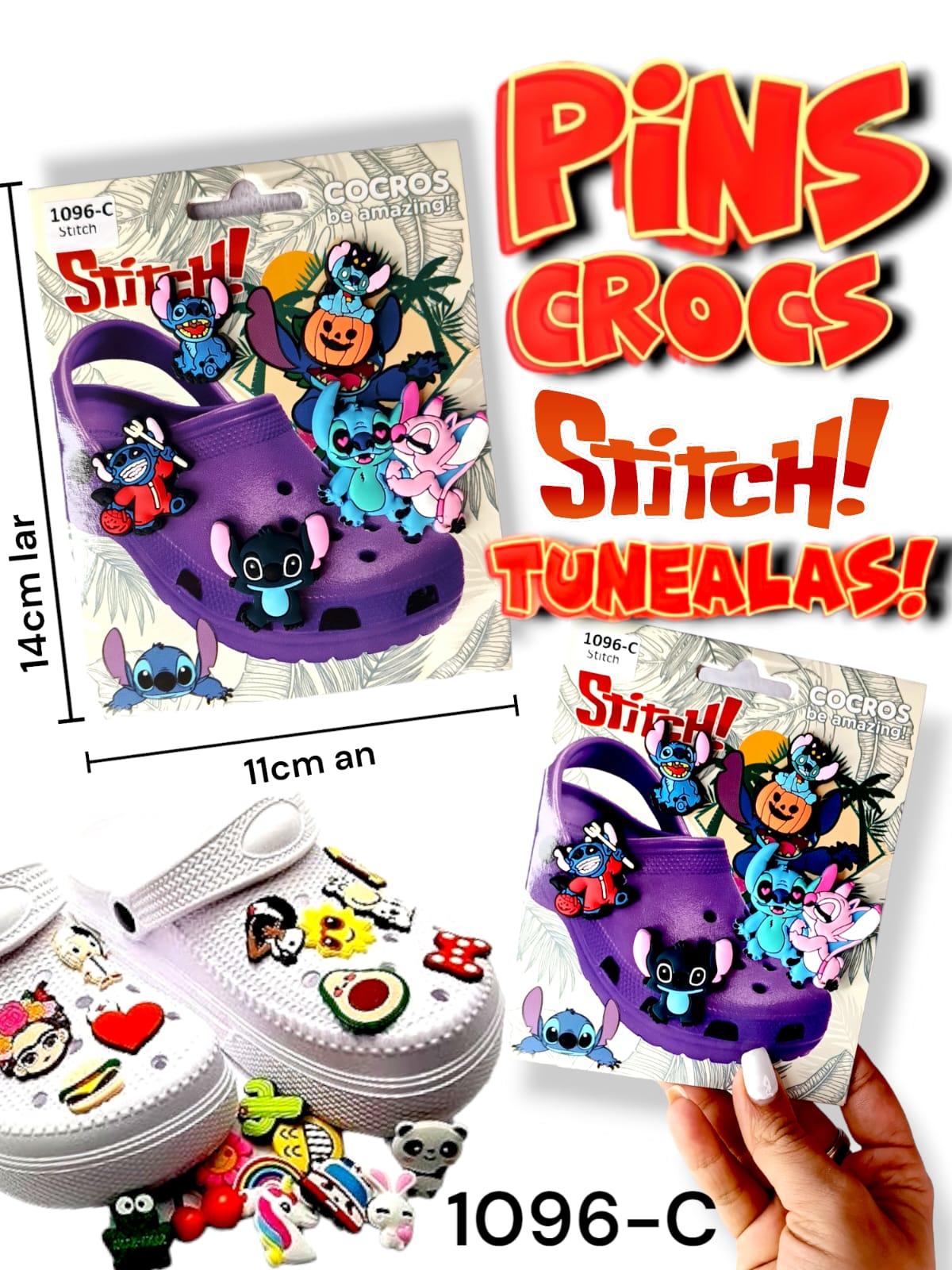 Set x 5 Pins para Crocs STITCH SURTIDOS